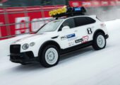 Для ледовой гонки построен кроссовер Bentley Bentayga X